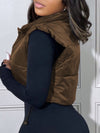 Zip-Front Puffer Vest