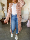 Open-Front Mesh Cardigan